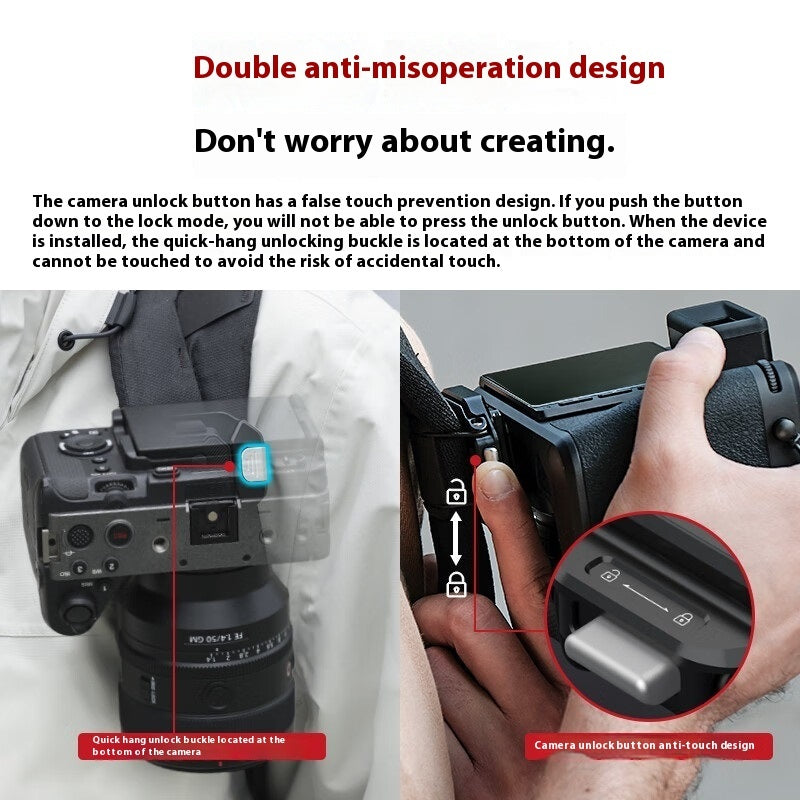 SnapRig x Falcam Backpack Quick Kit Camera SLR Universal Shoulder Strap Quick Release Plate