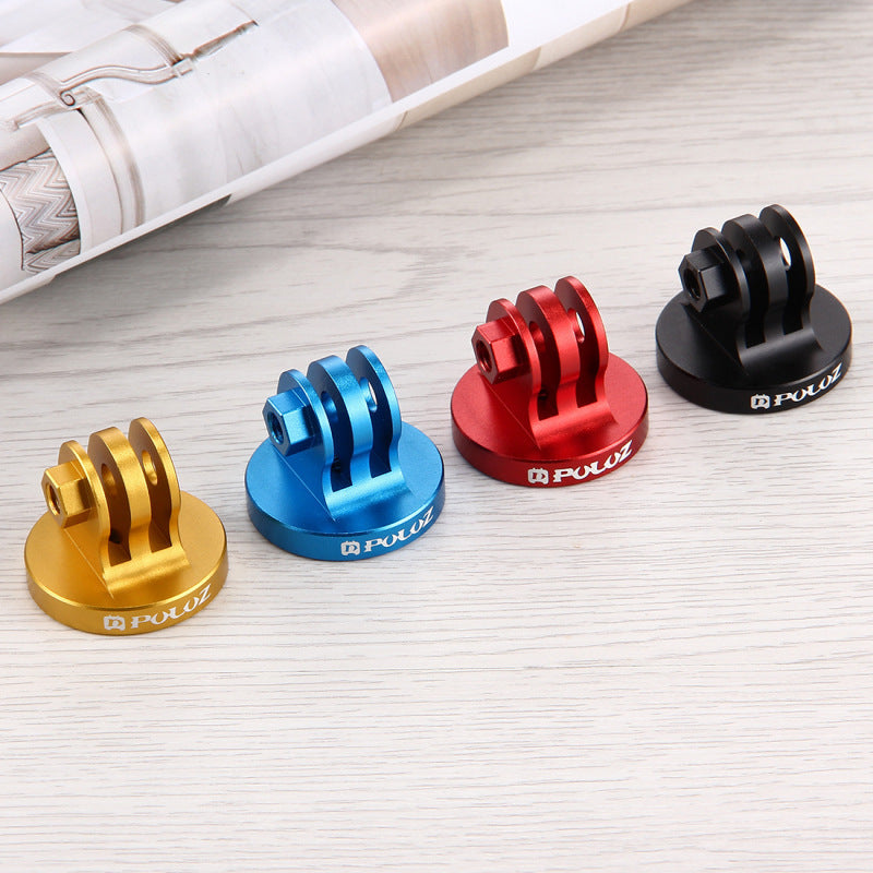 Sports Camera Metal Fixed Base Tripod Selfie Stick Adapter 14 Screw Adapter