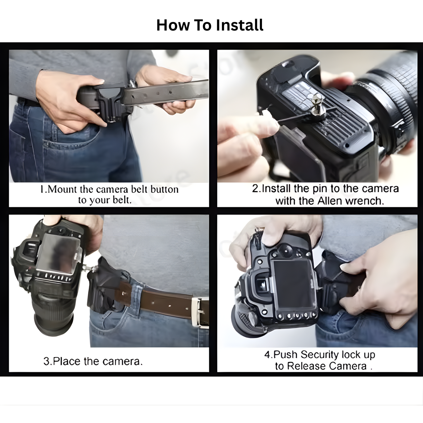 SnapRig Quick-Draw Camera Holster