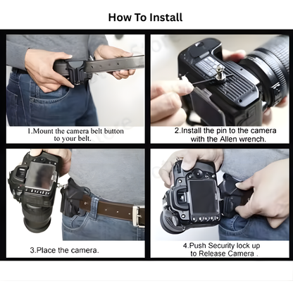 SnapRig Quick-Draw Camera Holster