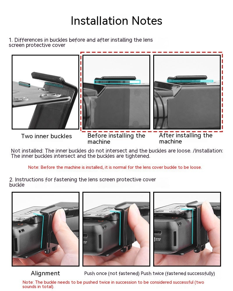 BRDRC Applicable To OSMO POCKET 3 Lens Cover Scratch Protection Cover Accessories