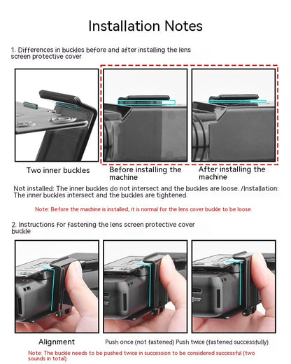 BRDRC Applicable To OSMO POCKET 3 Lens Cover Scratch Protection Cover Accessories