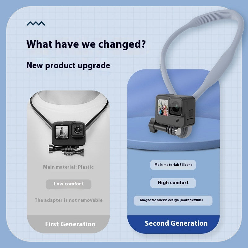 GoPro Magnetic Neck Holder – Wearable POV Filming Mount