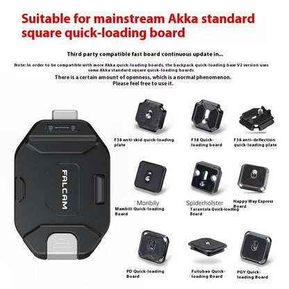 SnapRig x Falcam Backpack Quick Kit Camera SLR Universal Shoulder Strap Quick Release Plate