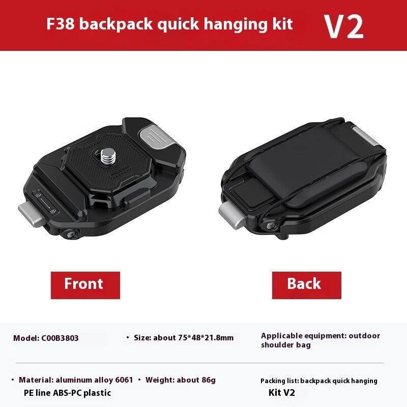 SnapRig x Falcam Backpack Quick Kit Camera SLR Universal Shoulder Strap Quick Release Plate