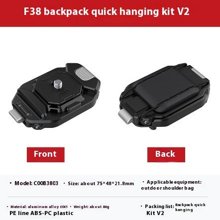 SnapRig x Falcam Backpack Quick Kit Camera SLR Universal Shoulder Strap Quick Release Plate