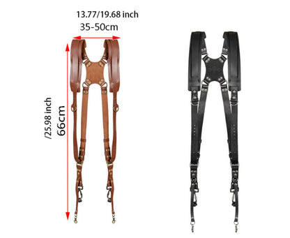 SnapRig Camera Leather Shoulder Strap