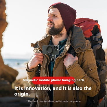 POV Magnetic Phone Mount – Wearable Neck Holder for Filming & Vlogging