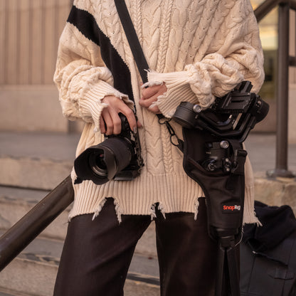 SnapRig Gimbal Holster – Hands-Free Support for DJI Gimbals and Professional Camera Gear