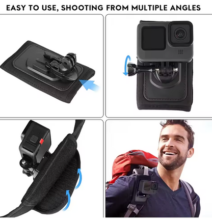 SnapRig Sports Camera Shoulder Clip