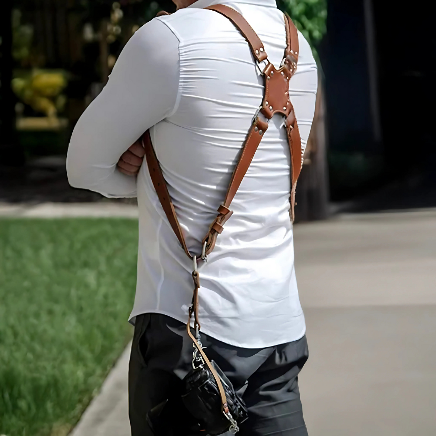 SnapRig Camera Leather Shoulder Strap