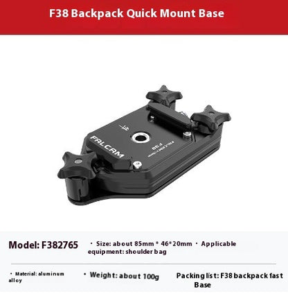 SnapRig x Falcam Backpack Quick Kit Camera SLR Universal Shoulder Strap Quick Release Plate