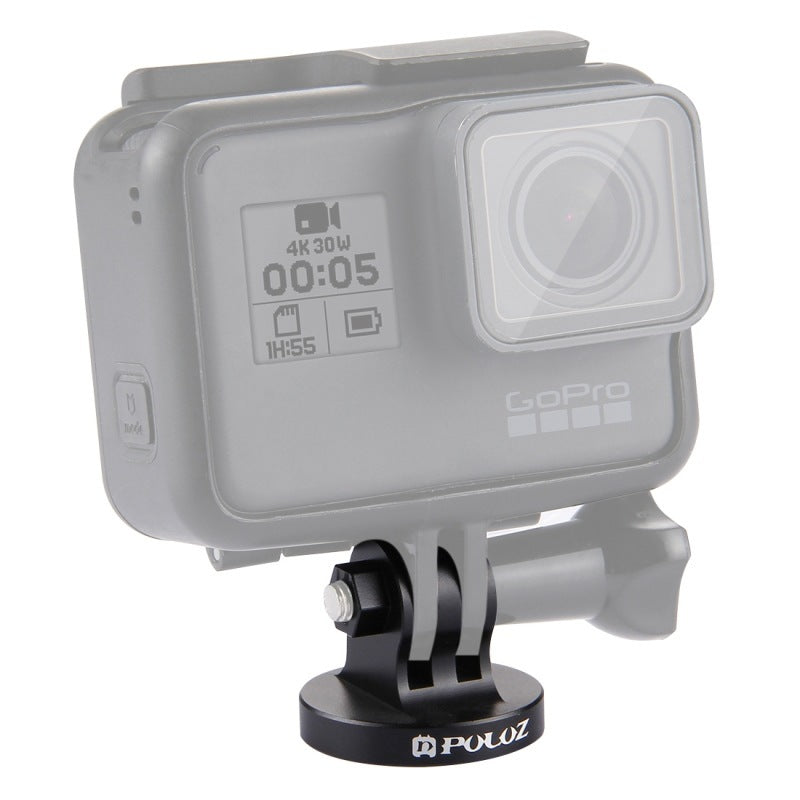 Sports Camera Metal Fixed Base Tripod Selfie Stick Adapter 14 Screw Adapter