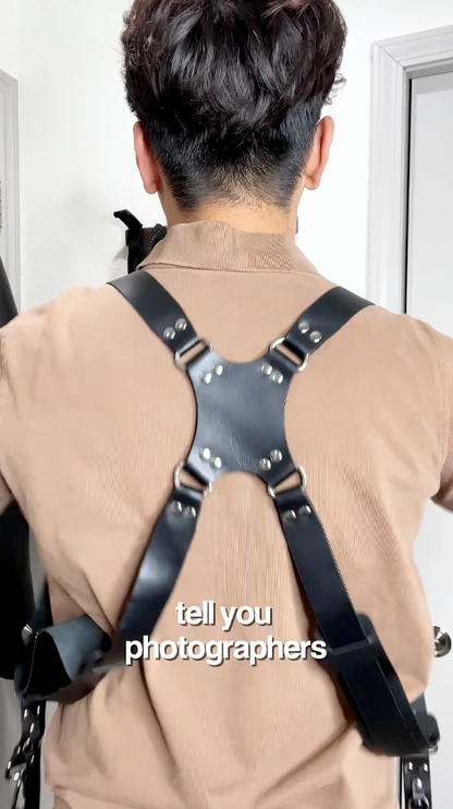 SnapRig Camera Leather Shoulder Strap